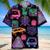 Billiard Neon Black Hawaiian Shirt for Billiard Players, Billiard Club Gift Style 1