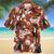 Brown Horse Red Floral US Flag Hawaiian Shirt for Women, Men, Horse Lovers Style 7