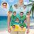 Custom Hawaiian Shirt with Face for Men Personalized Photo Hawaiian Shirts Style 5