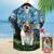 Custom Photo Dog floral Pattern Aloha Hawaiian Shirt, Gift for Dog lovers, Summer Dog Hawaiian shirt For Men, Women Style 5