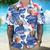 Custom Photo Trump Face Hawaiian Shirt, Donald Trump Tropical Flower Hawaiian Shirt Style 1