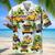 Customized School Bus Tropical Hawaiian Shirt for Men, School Bus Drivers Summer Vibes Hawaiian Shirt Style 1