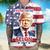 Donald Trump I'm Voting For The Felon 2024 Hawaiian Shirt, Summer Trump Hawaii Shirt For Fans Style 1