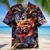 Drag Racing Engine Hawaiian Shirt for Racing Engine Lovers, Racer Hawaiian Shirt Style 3