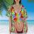 Funny Aloha Tropical Flowers Costume Girl Sexy Unisex Hawaiian Shirt, Women Body Pattern Summer Hawaiian Shirt Style 1