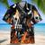 Funny Skull Casino Hawaiian Shirt for Men, King Of Poker Hawaiian Shirt Style 3