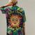 Here Come The Sun Tropical Hawaiian Shirt for Women, Hippie Girl Hawaiian Shirt Style 1