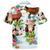 Hereford Cattle Hibiscus Pattern US Flag Hawaiian Shirt for Farmers Style 8