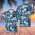 Holstein Cattle Blue Flower Pattern Hawaiian Shirt for Men, Women, Holstein Lovers Style 8