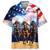 Horse Racing Us Flag Hawaiian Shirt for Men, Women, Jockey Horse Racing Tropical Hawaiian Shirt Style 2