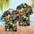 Texas Longhorn Watermelon, Pineapple Pattern Hawaiian Shirt Summer Vibes for Men, Women Style 1