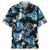 Volleyball Nature Blue Flowers Hawaiian Shirt for Men, Women, Summer Volleyball Team Shirt Style 1