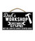 Personalized Funny Dad Metal Sign For Workshop - Touching Father’s Day Or Birthday Gift For Shop Garage DéCor