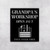 Personalized Grandpa's Workshop Metal Sign For Dad's Garage - Thoughtful Gift For Grandpa & Papa
