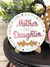 Heartfelt Mother Daughter Art 3D Wood Sign For Farmhouse Tier Tray Decor