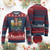 Xmas Drinking Ugly Christmas Sweater Reindeer Beer Drunk I'm The Kind Of Naughty Santa Likes Burgundy