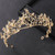 Baroque Retro Gold Dragonfly tiaras Bridal Headdress Simple hair accessories Birthday gift princess Crown Gold