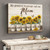 Custom Sunflower Canvas Gift for Mom's Greatest Blessings