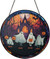Customized Ghost Family Stained Glass Window Suncatcher - Halloween Decoration