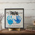 Personalized Dad Handprint Wood Sign - Best Dad Ever Gift From Kids, Custom Message For Father's Day