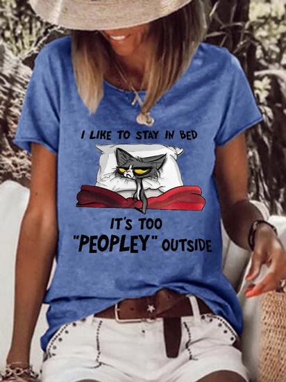Graphic It's Too Peopley Outside Tee