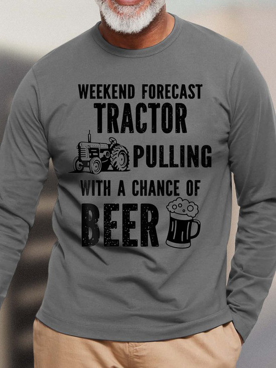 Tractor Pulling Shirt Weekend Forecast Tractor Beer Gift Tractor Pulling Shirt Weekend Forecast Tractor Beer Gift