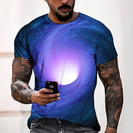 Men's T Shirt Tee Tee 3d Print Graphic Round Neck Casual