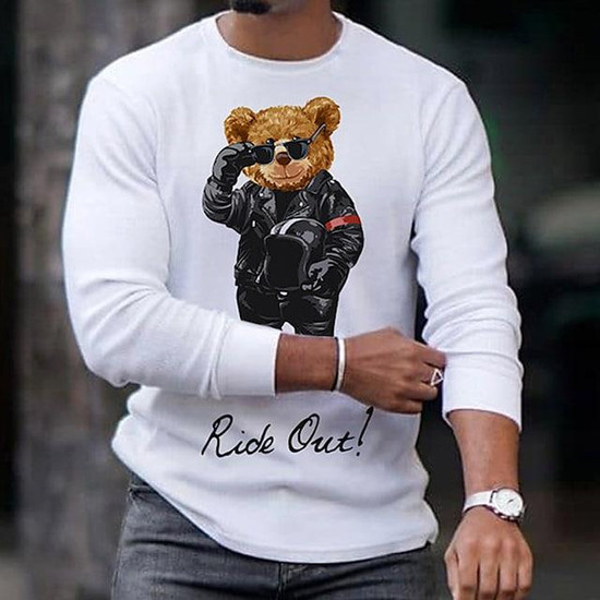 Designer crew neck hot sale