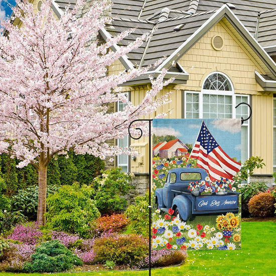thumbnail image 2 of Black American Heritage Garden Flag 12x18 Inch - Double Sided Outdoor African American Decor 2 of 10