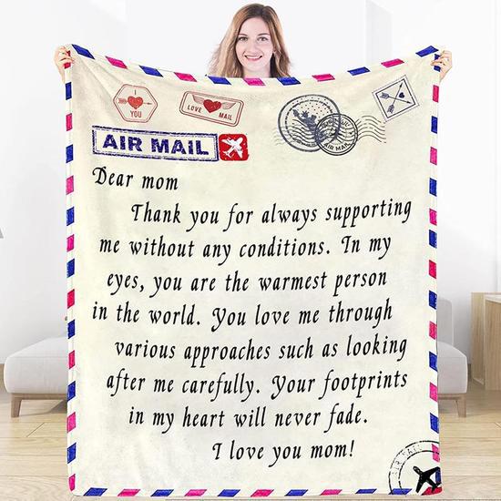 Gifts for Mom Blanket 60x80,Throw Blanket to My Mom from Daughter Son,Mom  Birthday Gifts for Mom,Happy Birthday Mom Gift Ideas,Best Mom Ever Gifts 