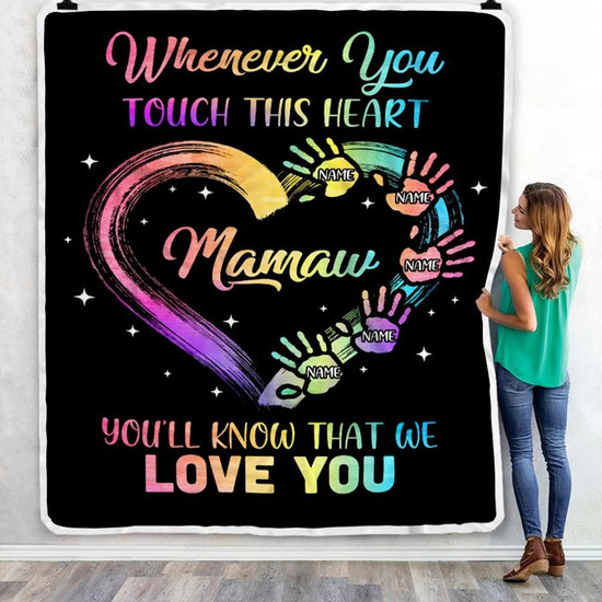 Personalized discount mamaw blanket