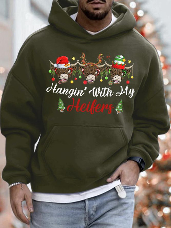 Mens reindeer hoodie best sale