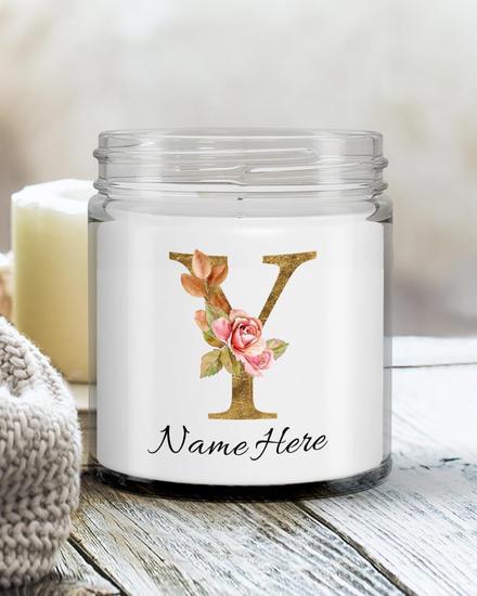 Personalized Soy Wax Candle gifts for Mom