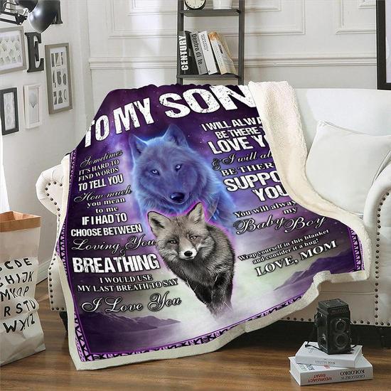 Personalized Mom Blanket From Son, Presents For Moms Birthday, Mom We This  Hugged Blanket
