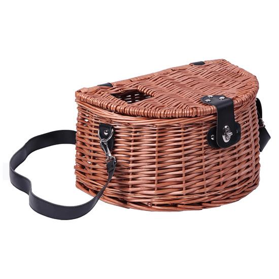 Picnic Wicker Basket for Fishing - Creek Outdoor Gift for Her