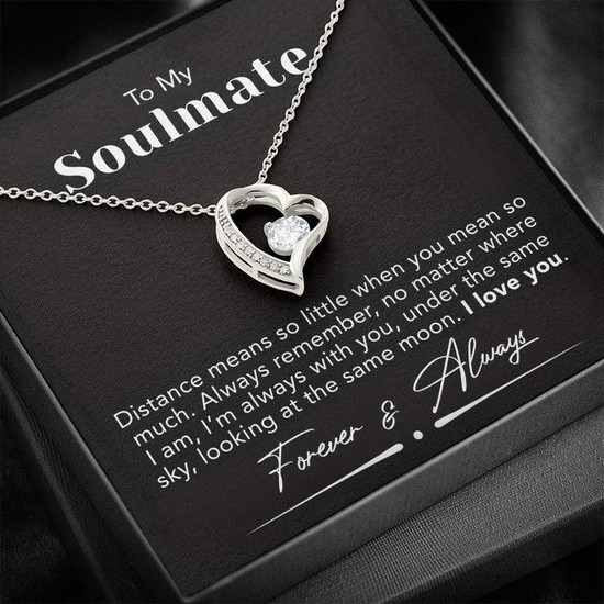 Soulmate Always With You Forever Love Necklace Thegiftio UK