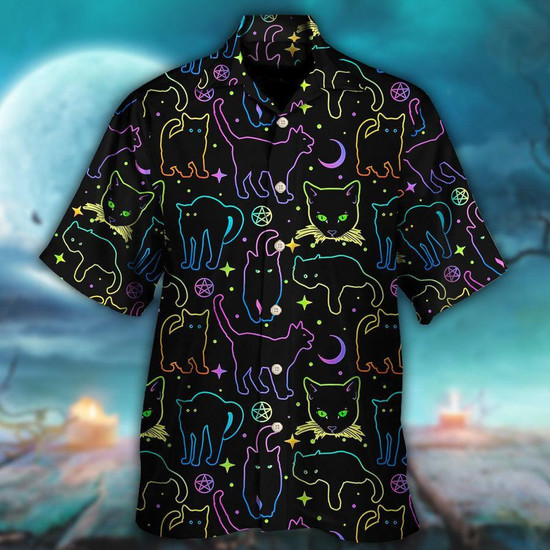 Cat button up shirt womens best sale