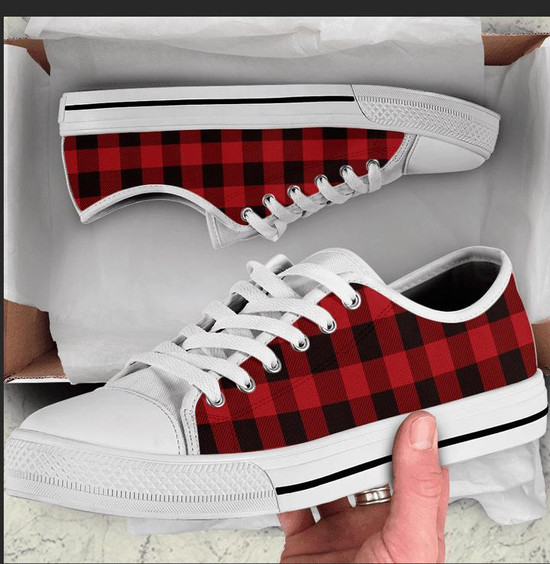 Tartan tennis shoes best sale