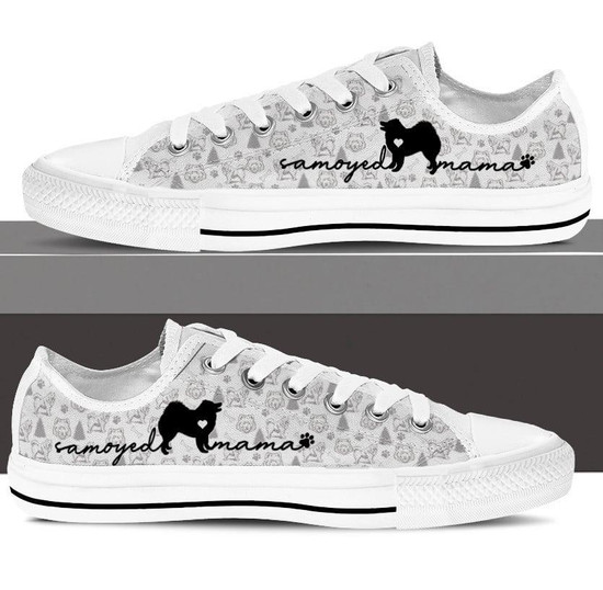 Samoyed Low Top Shoes Sneaker Monsterry
