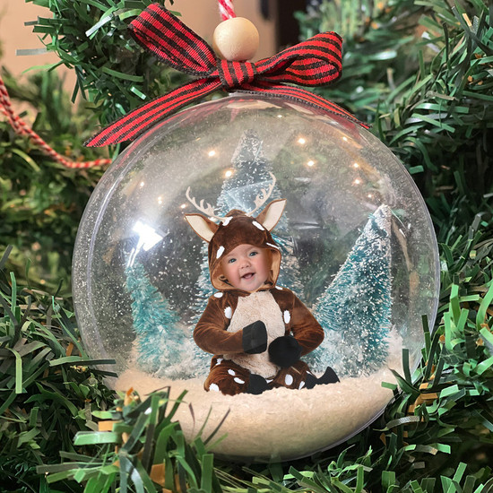 Best Personalized CUSTOM Baby's First Christmas Ceramic Ornament