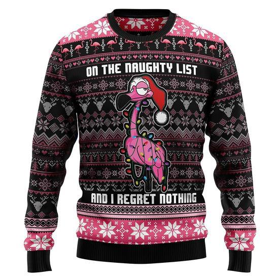 Ugly Christmas shops Sweater Xmas Size Large Flamingo