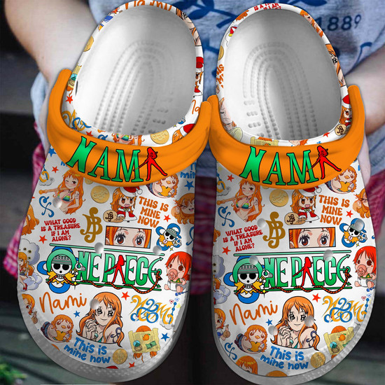 ONE PIECE Crocs スリッパ One Piece Anime Crocs Crocband Clogs Shoes - Monsterry