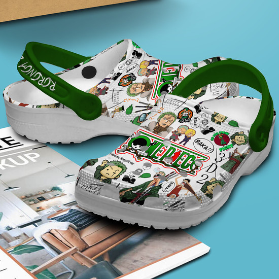 One Piece Anime Crocs Crocband Clogs Shoes - Monsterry