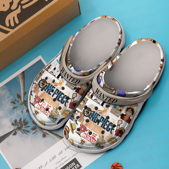One Piece Anime Crocs Crocband Clogs Shoes - Monsterry