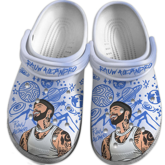 Rauw Alejandro Music Crocs Crocband Clogs Shoes - Monsterry