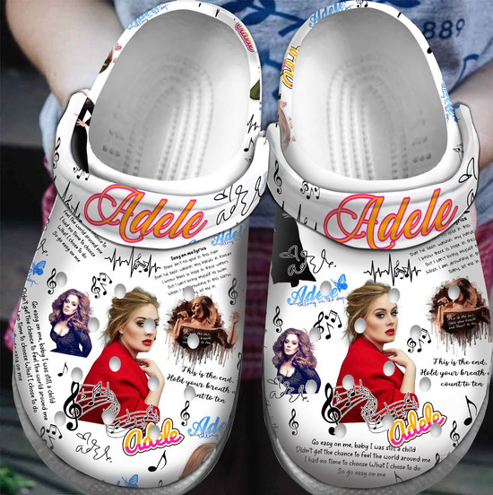 Adele Music Crocs Crocband Clogs Shoes For Men Women And Kids Monsterry