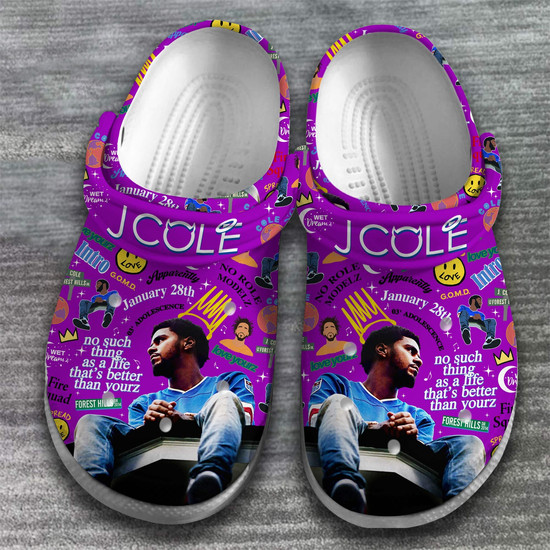 j cole shoes purple
