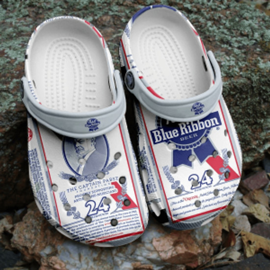 Pabst Blue Ribbon Beer Clogband Clog Comfortable Shoes Clogs 