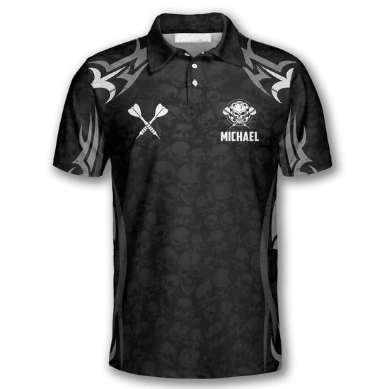 Darts Bullseye Red Thunder Custom Darts Shirts For Men, Custom Dart Je For Team Dartboard Shirts