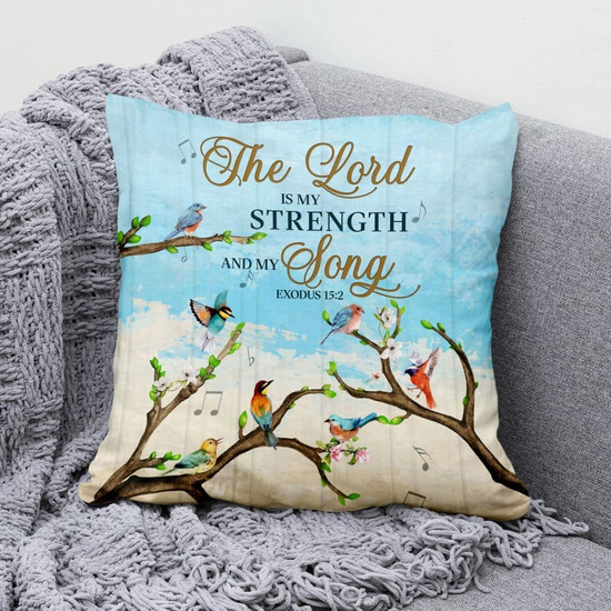 The Lord is My Strength and My Song {Cushion Cover} The Lord is My Strength and My Song {Cushion Cover}